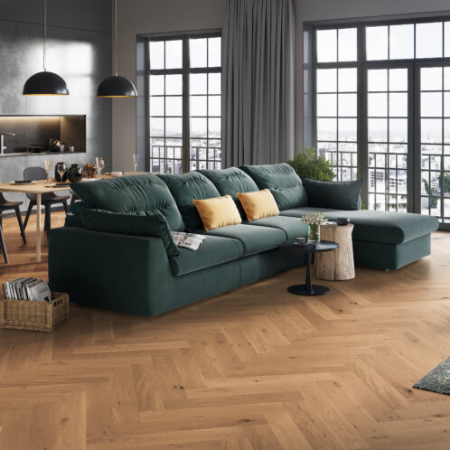 Eiche Toffee Fischgrät 130