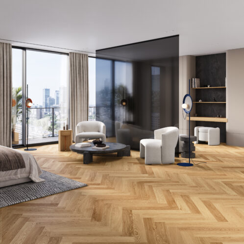 Eiche Bright Fischgrat 110