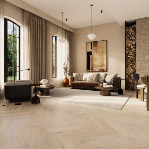 Eiche Cappucciono Fischgrat 110