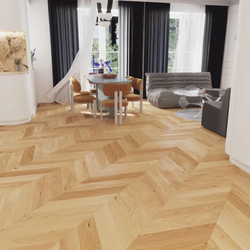 Eiche Bright Französisches Fischgrat 130