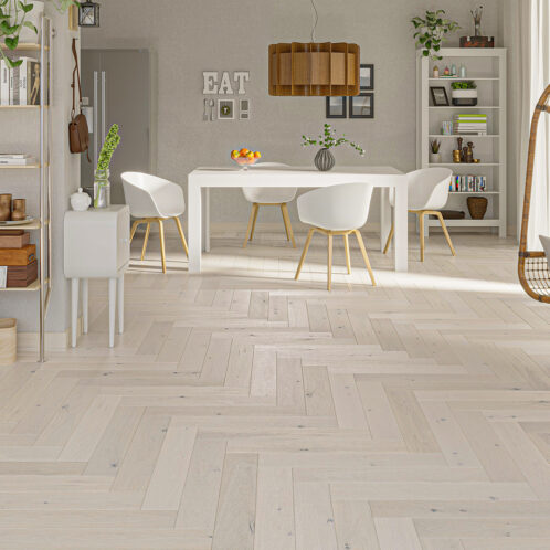 Eiche Cappuccino Fischgrät 130