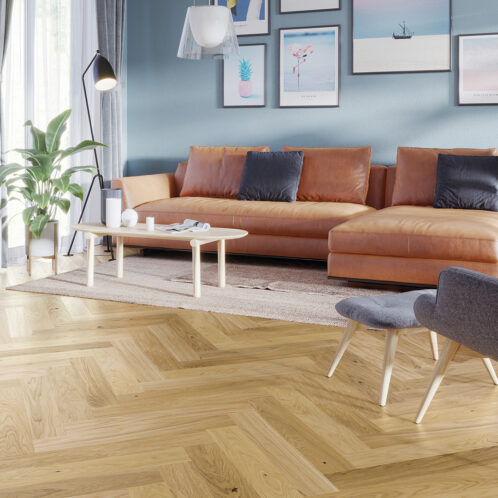 Eiche Caramel Fischgrat 110