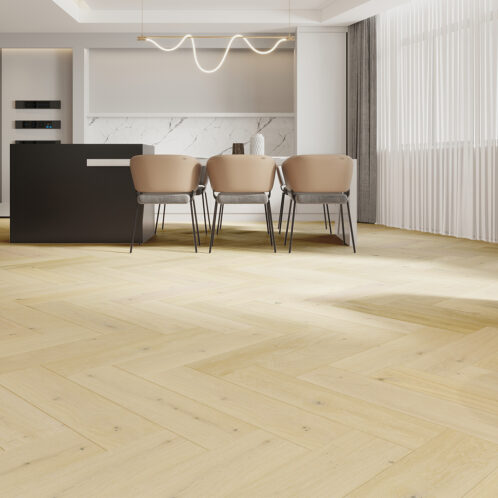 Eiche Bianco Fischgrät 180